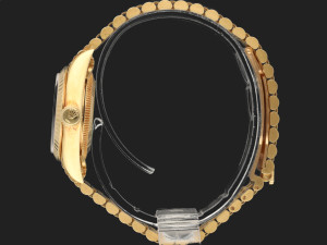 Rolex Oyster Perpetual 26 Yellow Gold Champagne Dial 67198