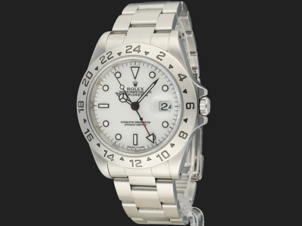 Rolex - Explorer II 16570 White Dial