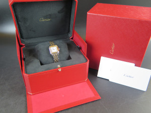 Cartier Panthere Gold/Steel SM NEW W2PN0006 