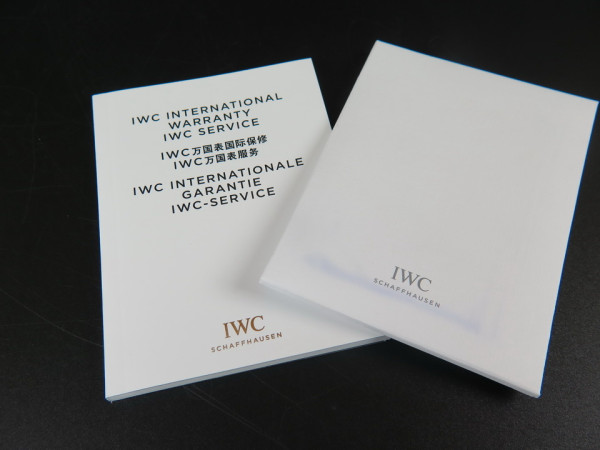 IWC - Warranty Booklet & Cleaning Cloth