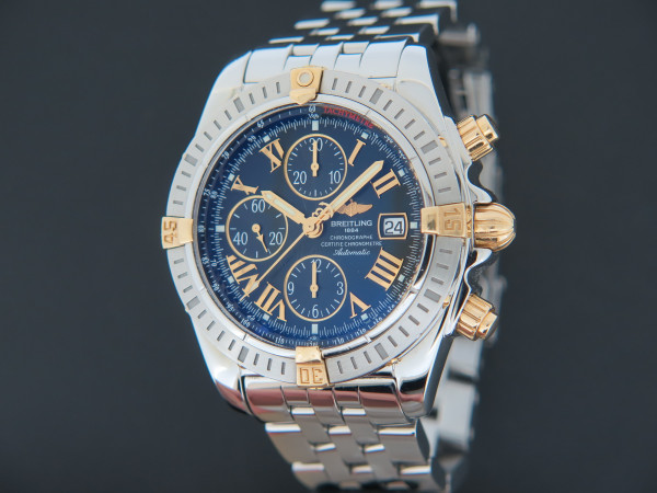 Breitling - Chronomat Evolution Gold/Steel Black Dial B13356