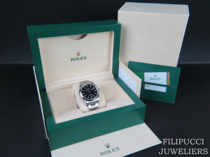 Rolex Oyster Perpetual 39 Black Dial NEW 114300