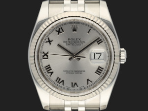 Rolex Datejust Rhodium Roman Dial 116234 