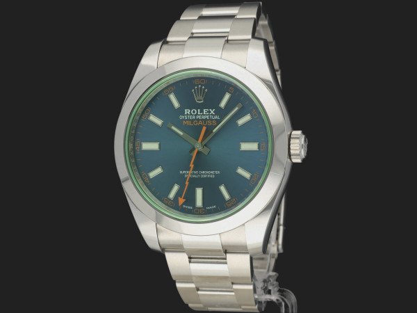 Rolex - Milgauss GV Z-Blue 116400GV 99% NEW