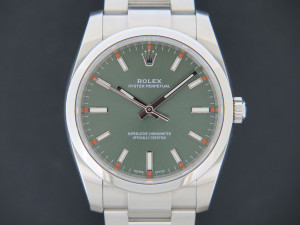 Rolex Oyster Perpetual 34 Olive Dial 114200