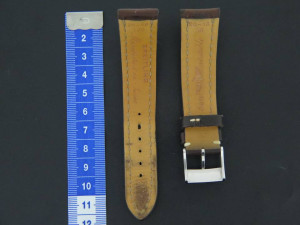 Breitling Calf Leather strap 20-18 Brown + Breitling clasp