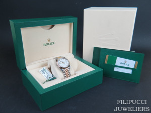 Rolex Datejust 126233 Gold/Steel White Dial  NEW