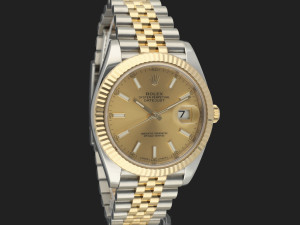 Rolex Datejust 41 Gold/Steel Champagne Dial 126333