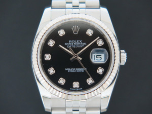 Rolex Datejust Black Diamond Dial 116234