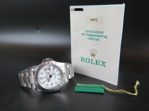 Rolex Explorer II White Dial 16570