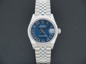 Rolex Datejust 31 Blue Roman Dial 278240 NEW