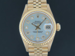 Rolex Lady-Datejust Yellow Gold MOP Diamond Dial 69178