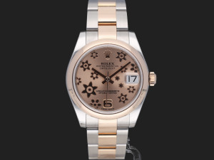 Rolex Datejust 31 Everose/Steel Pink Flower Dial 178241