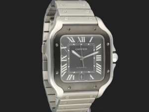 Cartier Santos Large Date ADLC Steel Roman Dial WSSA0037
