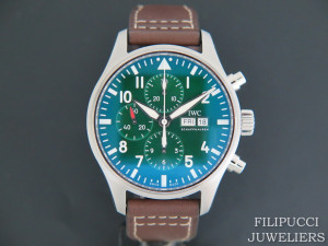 IWC Pilot's Watch Chronograph  Edition Racing Green Limited Edition NEW 