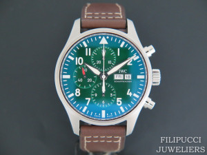 IWC Pilot's Watch Chronograph  Edition Racing Green Limited Edition NEW  