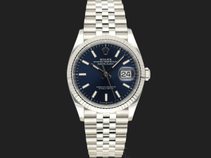 Rolex Datejust 36 Blue Dial 126234 NEW