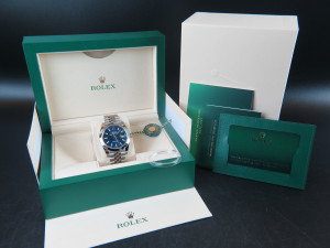 Rolex Datejust 41 Blue Motif Dial 126300 NEW 