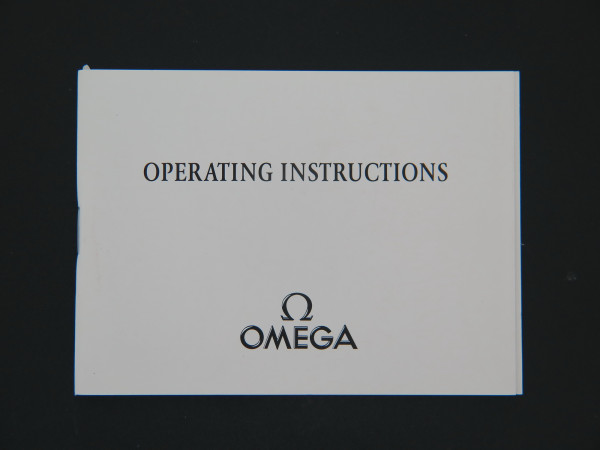 Omega - Operating Instructions Booklet for cal. 1861/1863