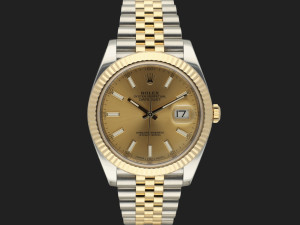 Rolex Datejust 41 Gold/Steel Champagne Dial 126333