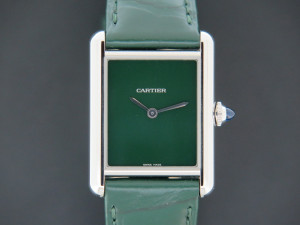 Cartier Tank Must Large Green Dial WSTA0056 NEW