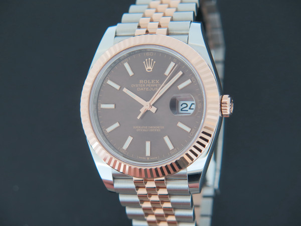 Rolex - Datejust 41 Everose/Steel Choco Dial 126331 