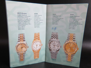 Rolex Model Brochure Booklet 1993 Italian