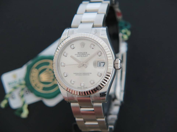 Rolex - Datejust Silver Diamonds 178274 NEW