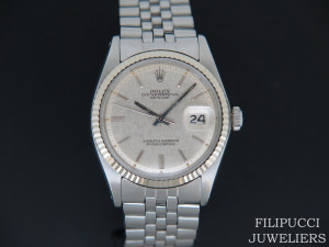 Rolex Datejust 1601  Silver Linen Dial