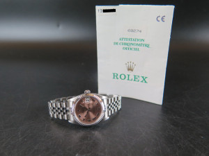 Rolex Datejust 31 Pink Roman Dial 68274