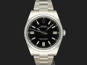 Rolex Oyster Perpetual 41 Black Dial 124300 NEW